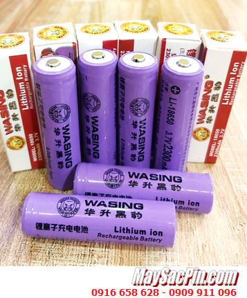 Wasing 18650-2300mAh; Pin sạc 3.7v 18650 Wasing 18650 2300mAh (18mmx65mm) chính hãng| CÒN HÀNG